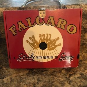 Red Bowling Themed Women's Accessory Case